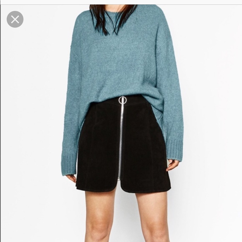 Zara leather skirt